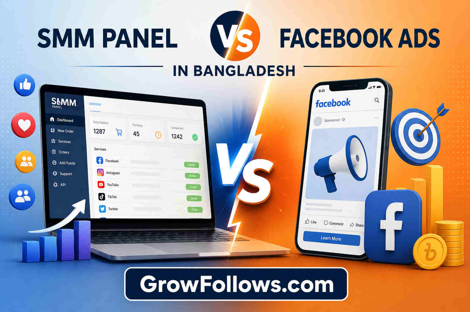 SMM Panel vs Facebook Ads in Bangladesh: Which Option Delivers Better Results?