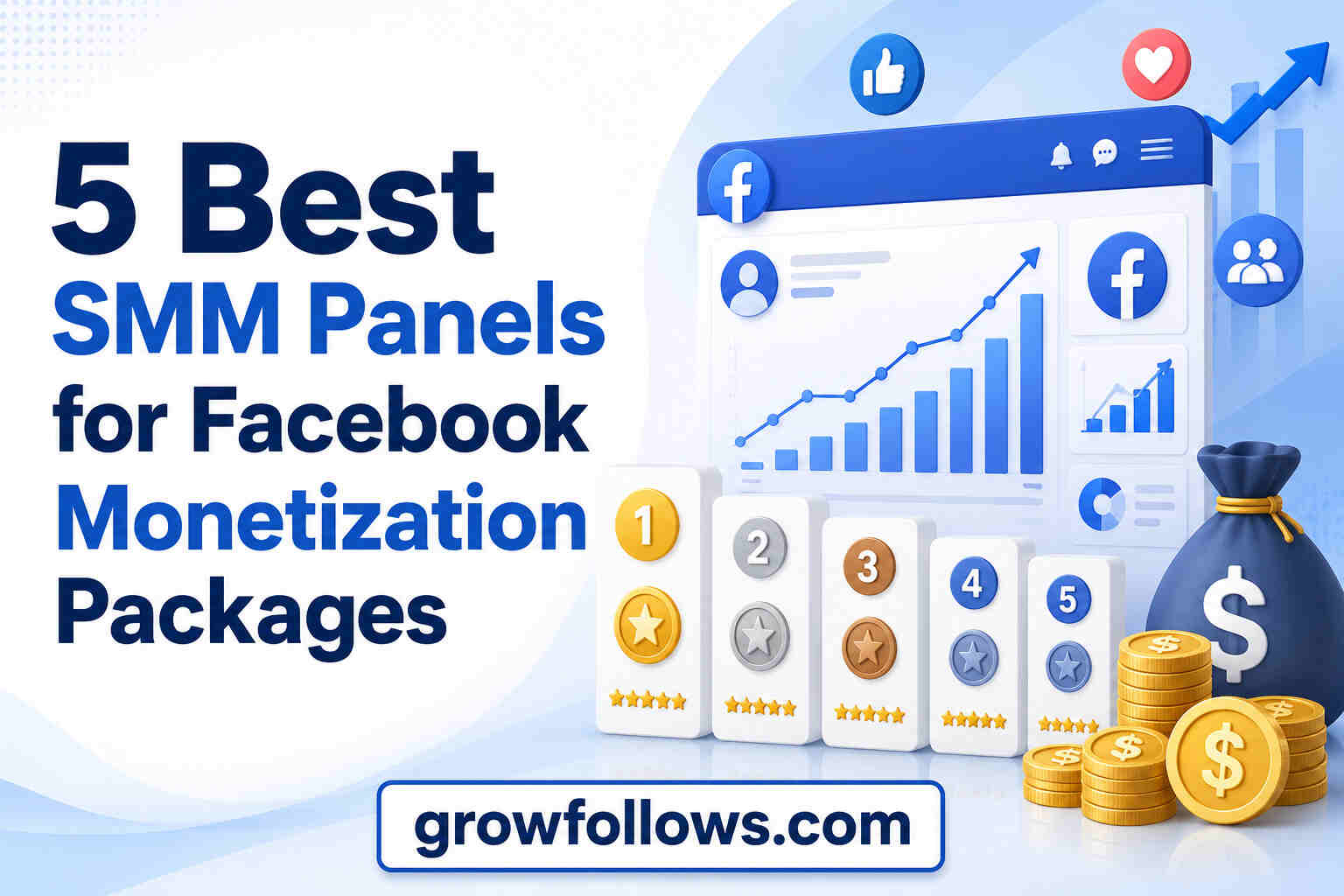 5 Best SMM Panels for Facebook Monetization Packages