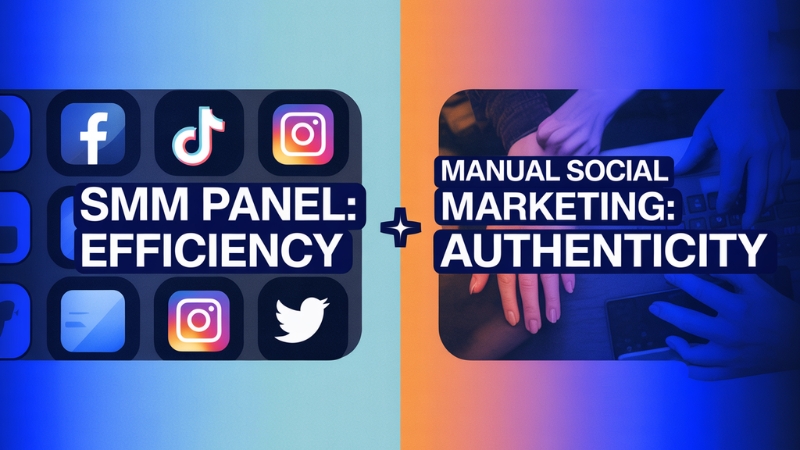 SMM Panel vs Manual Social Media Marketing: Which One Should You Choose?