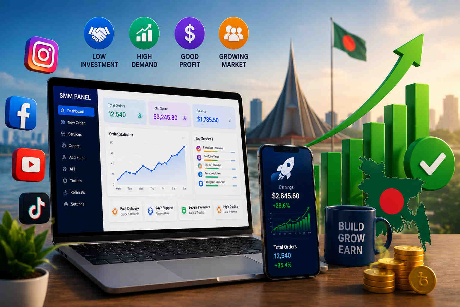 Is Starting an SMM Reseller Business in Bangladesh Worth It?