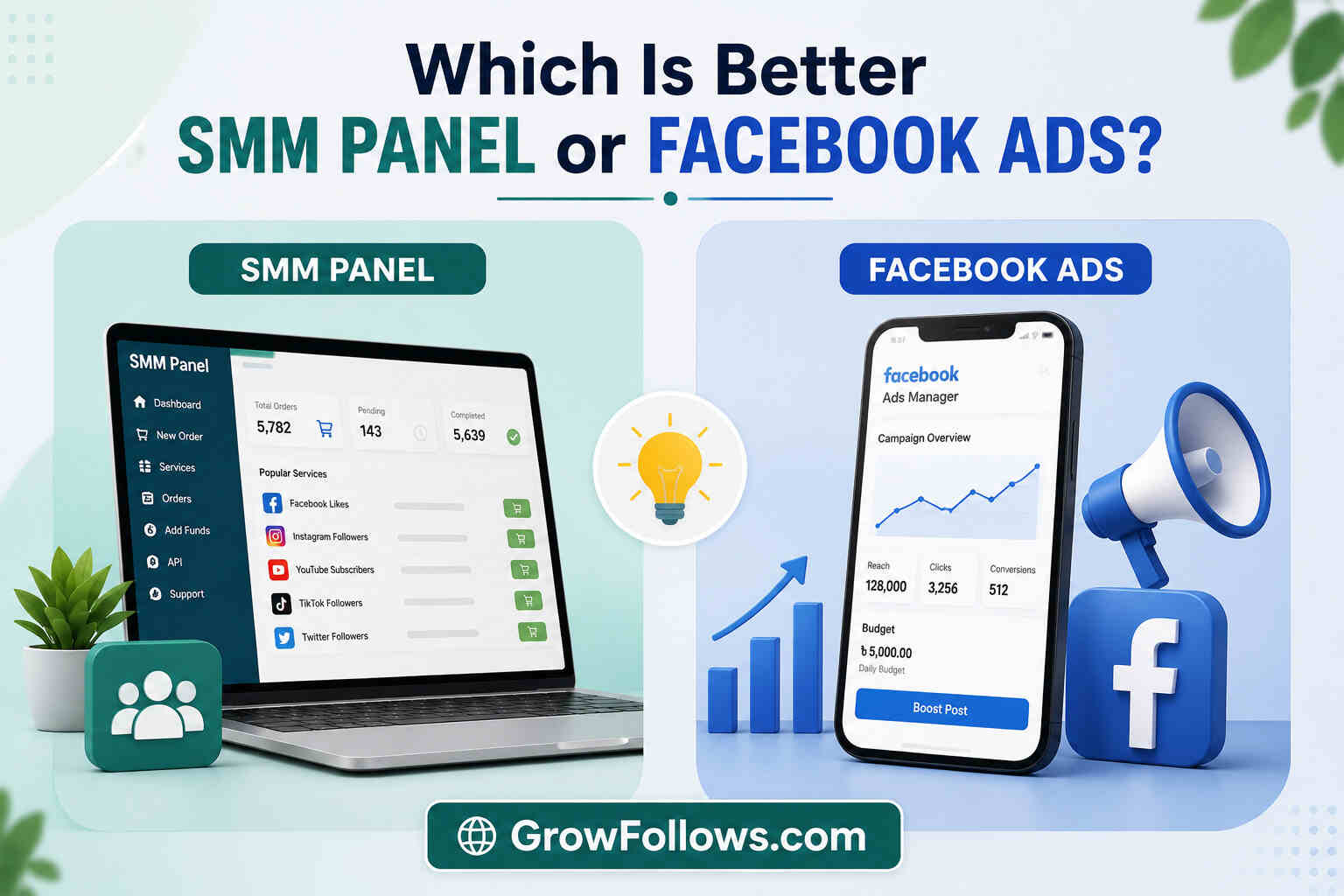 Which Is Better SMM Panel or Facebook Ads?