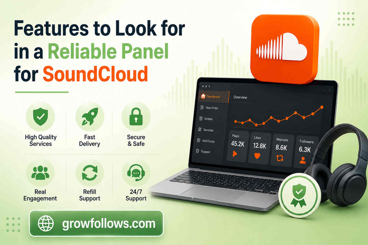 Features to Look for in a Reliable Panel for SoundCloud