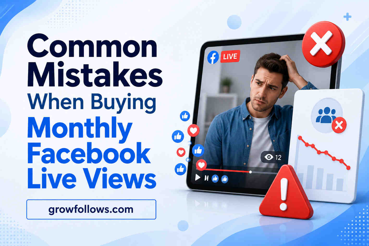 Common Mistakes When Buying Monthly Facebook Live Views