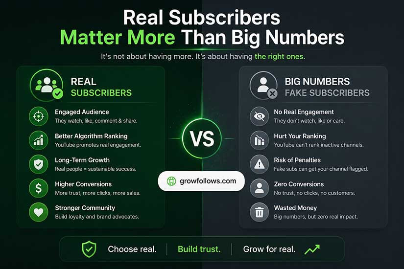 Real Subscribers Matter More Than Big Numbers