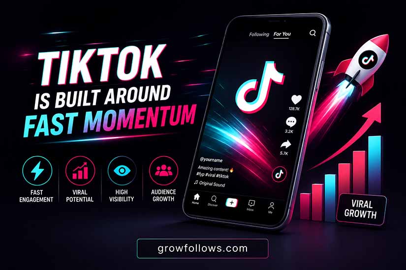 TikTok Is Built Around Fast Momentum