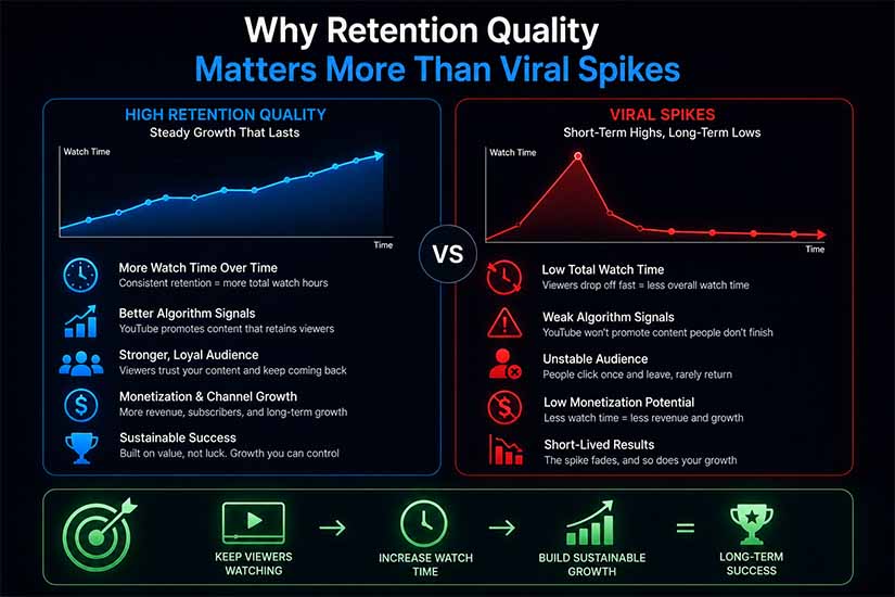 Why Retention Quality Matters More Than Viral Spikes