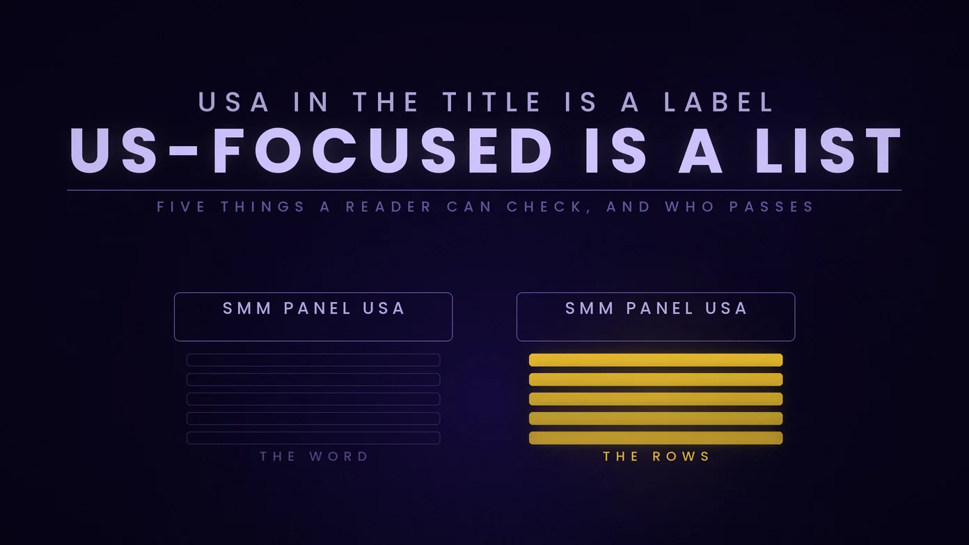 Best SMM Panel in the USA in 2026: What US-Focused Actually Means