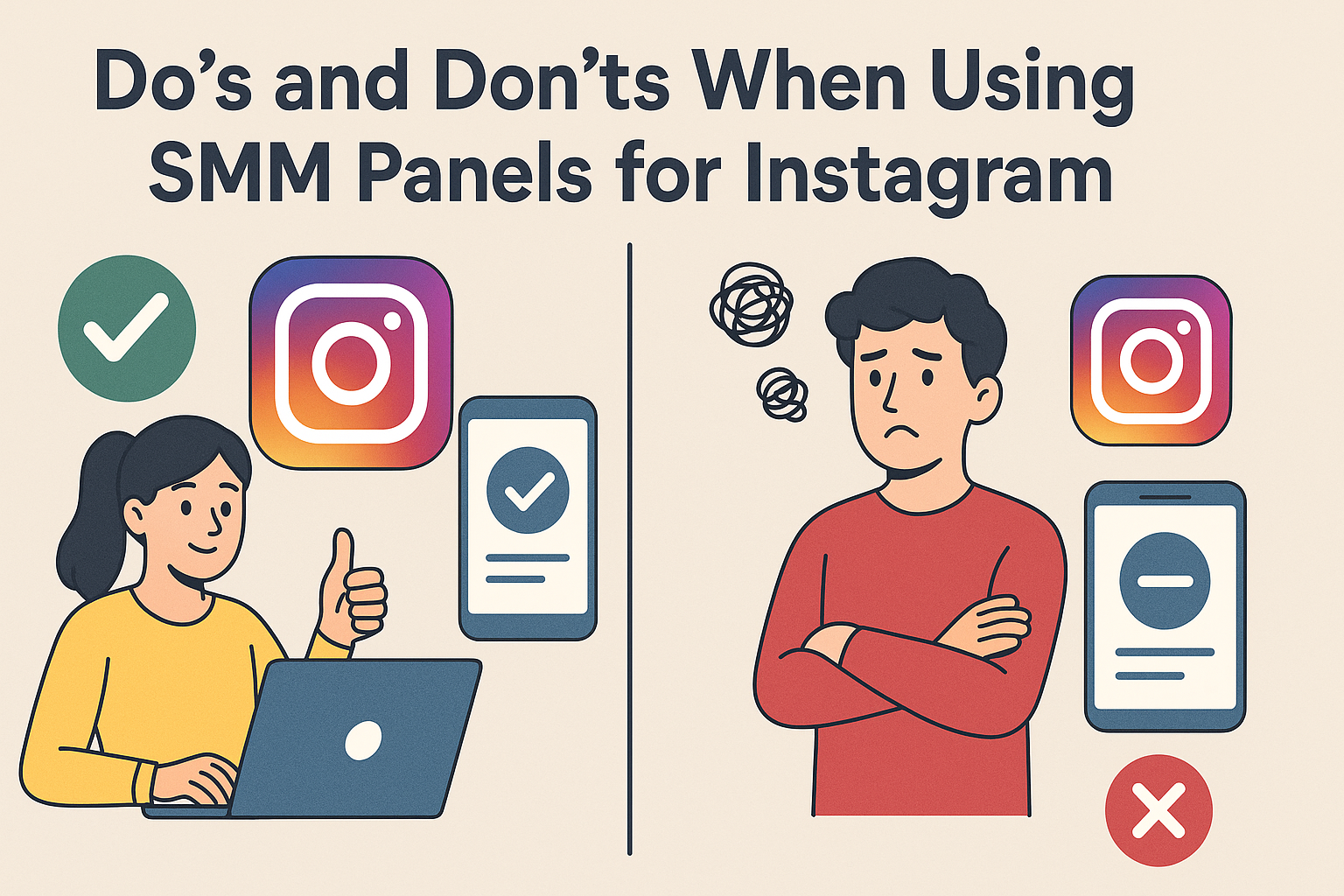 Do's and Don'ts When Using SMM Panels for Instagram