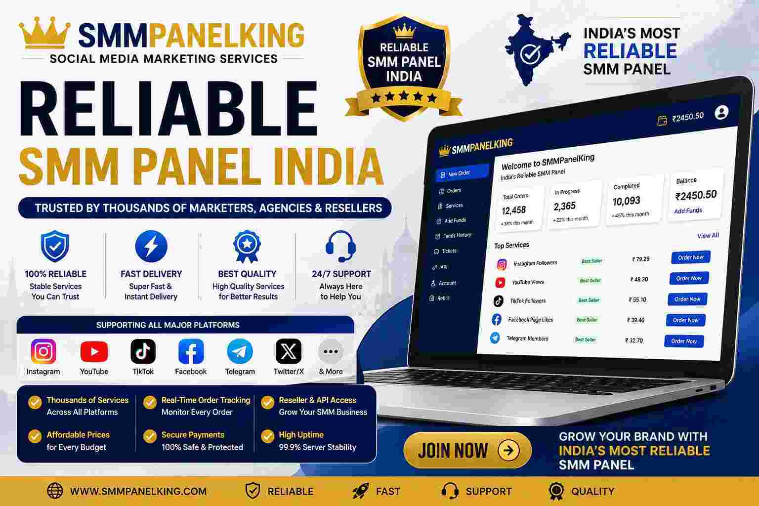 Reliable SMM Panel India