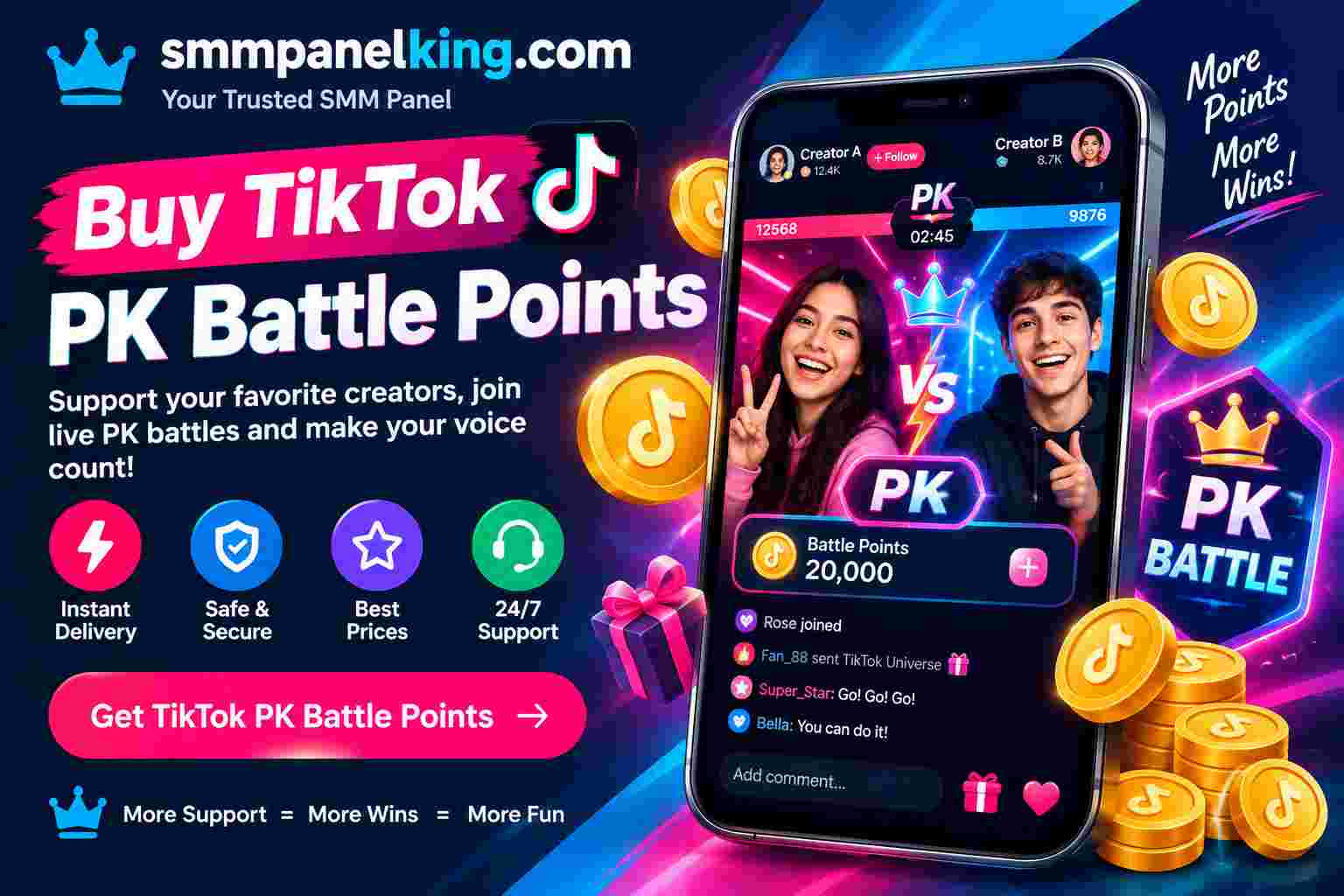 Buy TikTok PK Battle Points