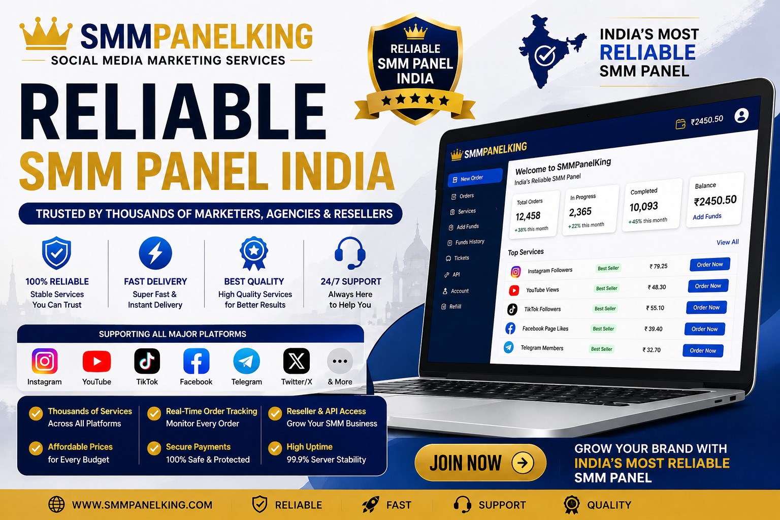 Reliable SMM Panel India
