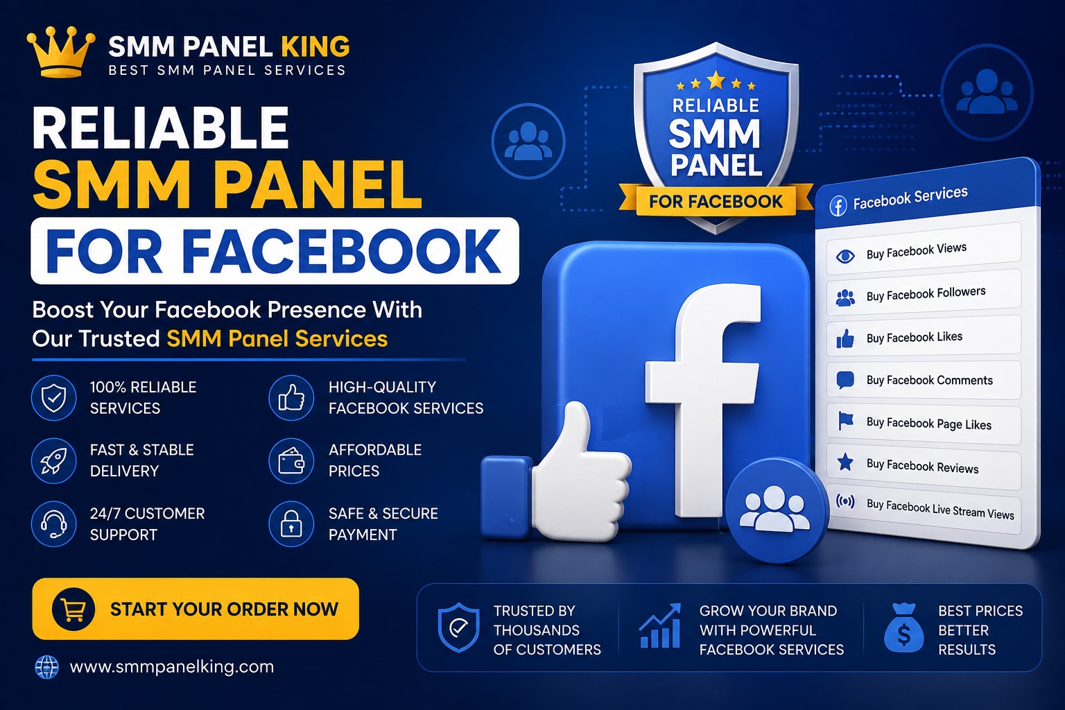 reliable smm panel for Facebook