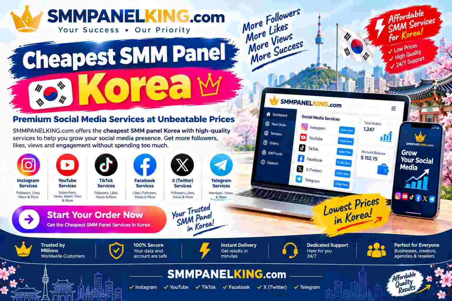 Cheapest smm panel Korea