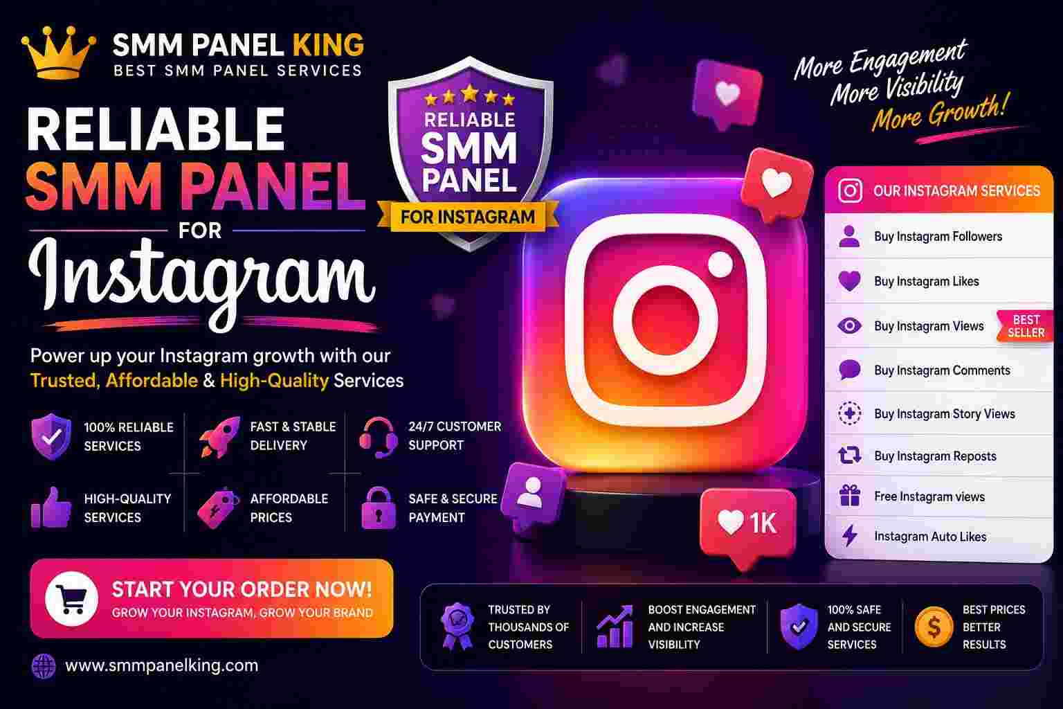Reliable SMM Panel For Instagram