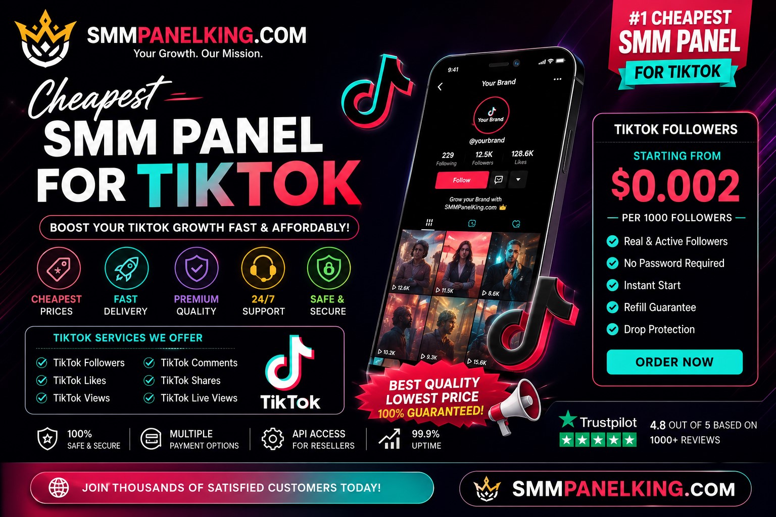 Cheapest SMM Panel for TikTok