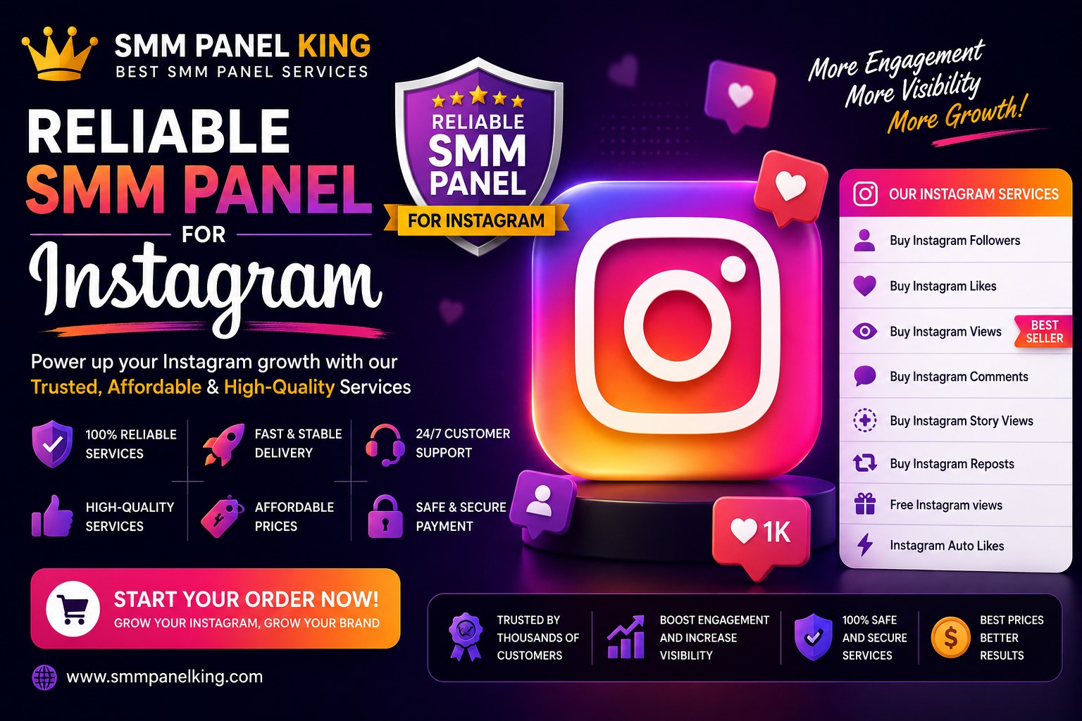 reliable smm panel for instagram