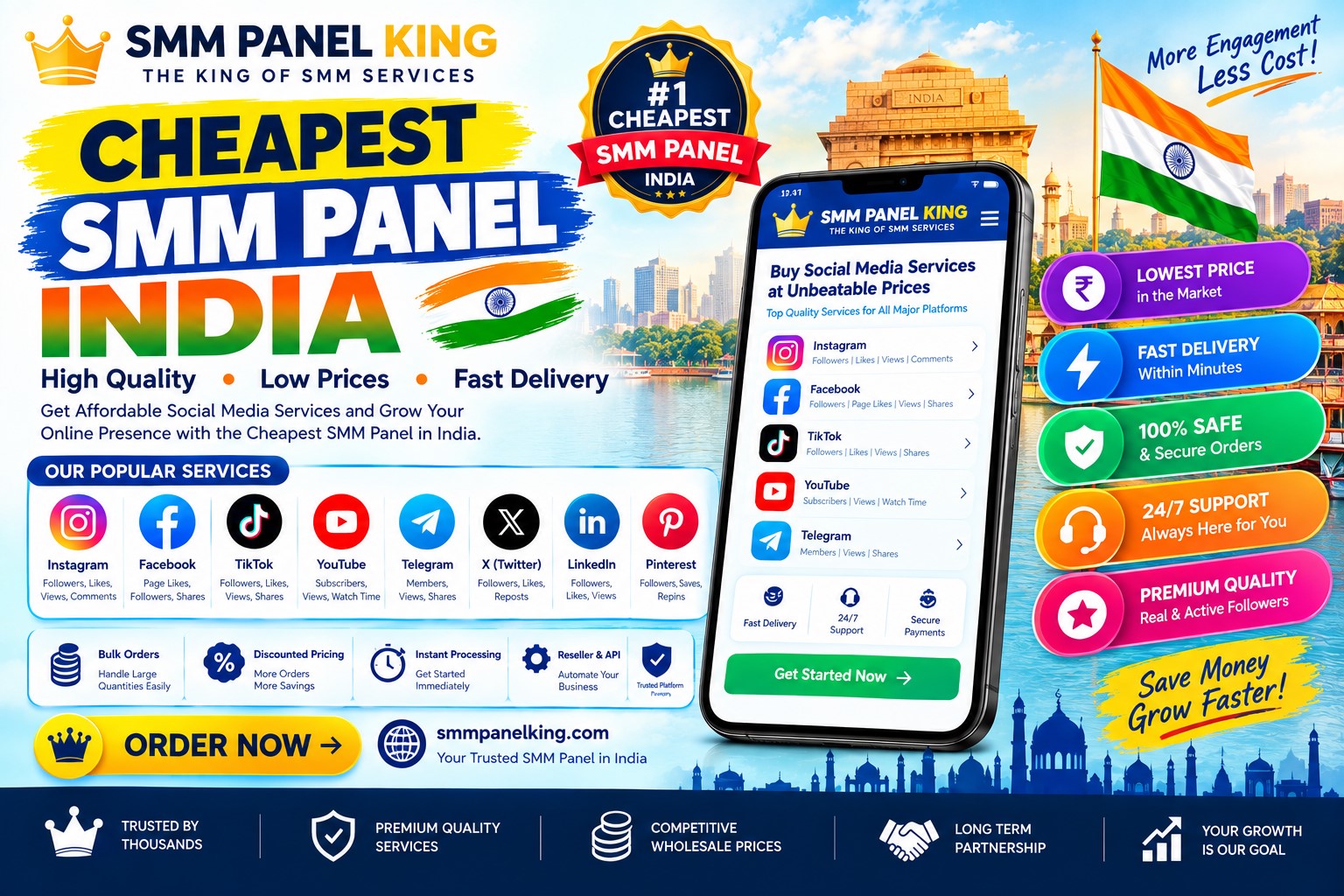 Cheapest SMM Panel India