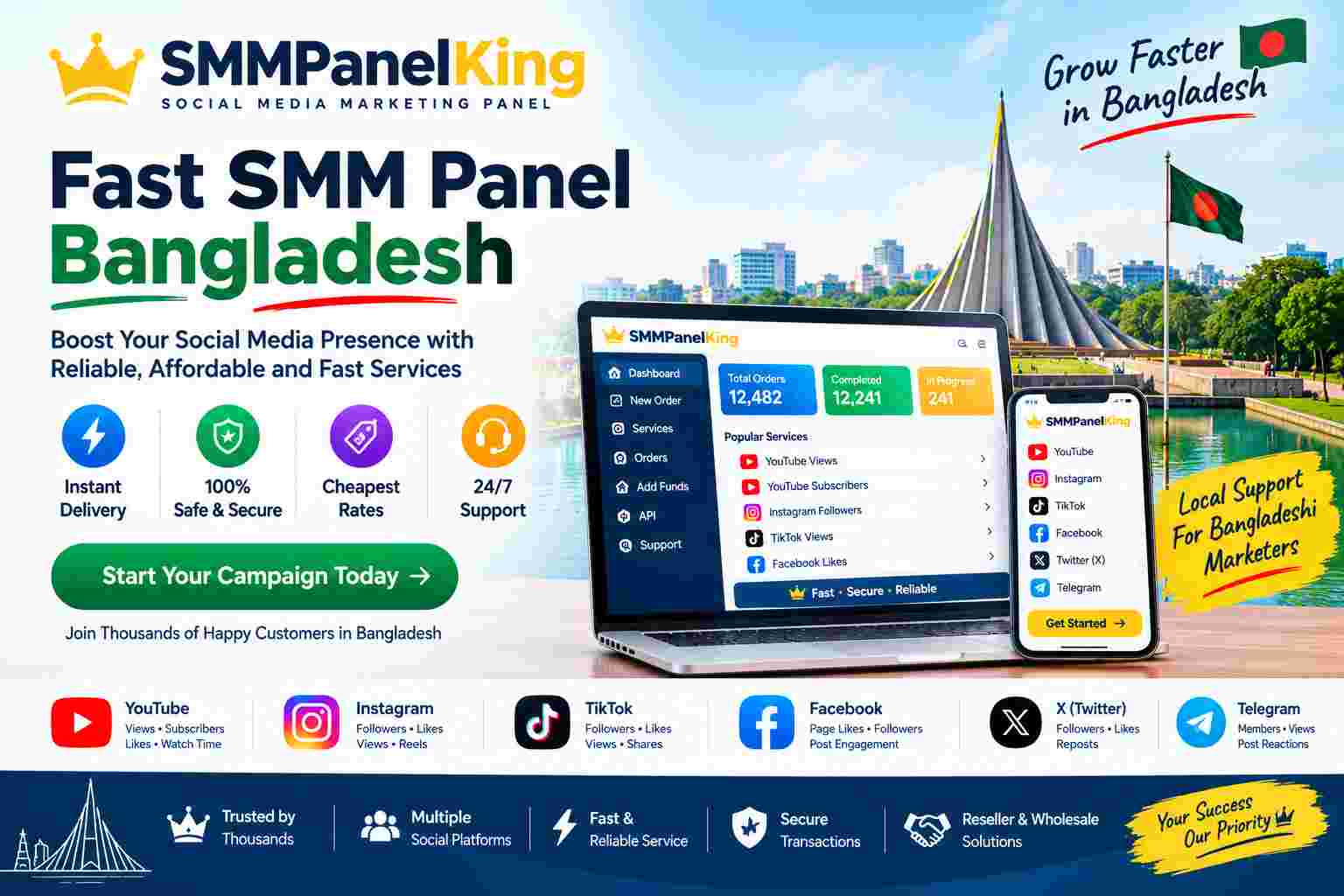 Fast SMM Panel Bangladesh