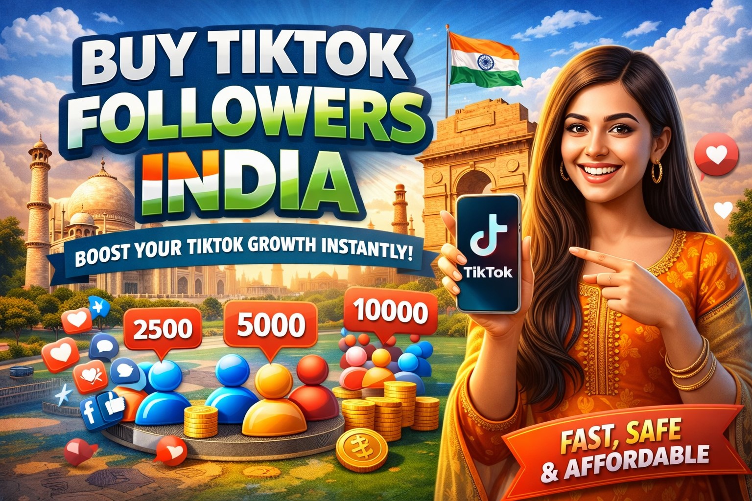 Buy TikTok Followers India