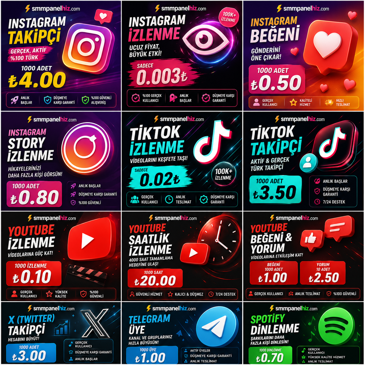 telegram üye satın al kanal büyütme hizmeti 1000 üye ₺1 hızlı teslimat
