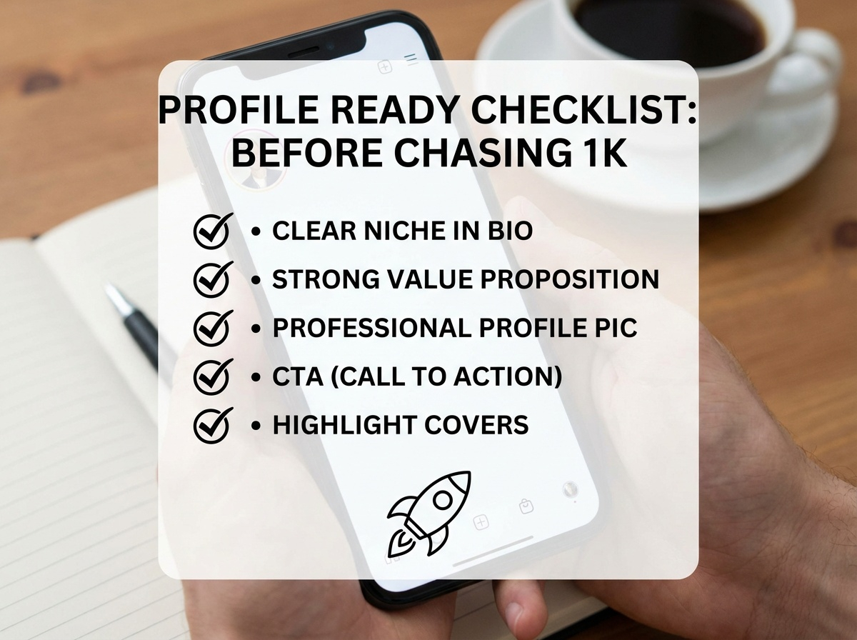 How to Get 1K Instagram Followers in 5 Minutes explained visually