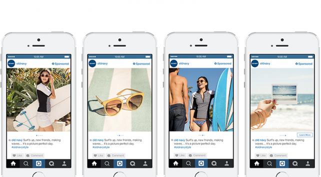 Instagram carousel storytelling example with dynamic visual hierarchy