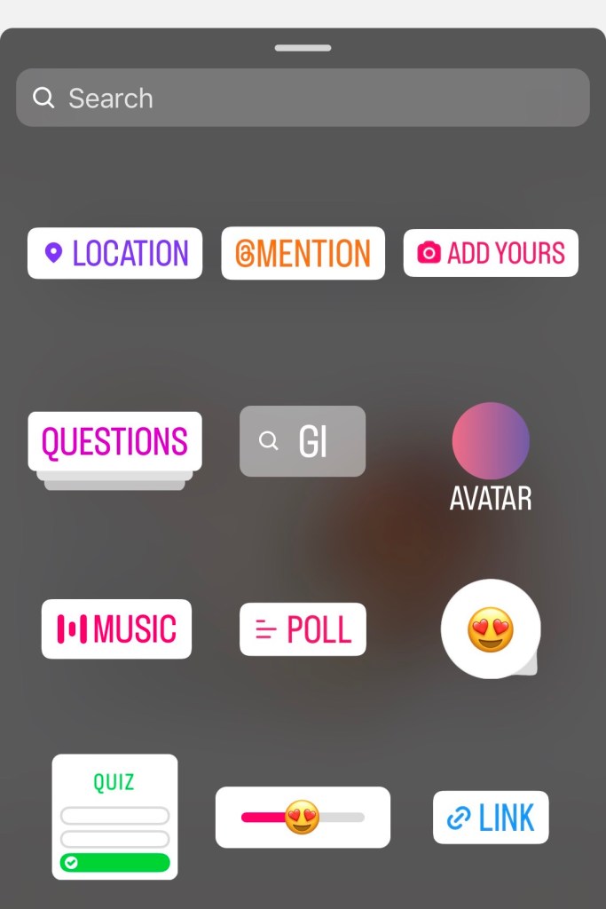 Instagram Story Layout interface comparison on iPhone and Android