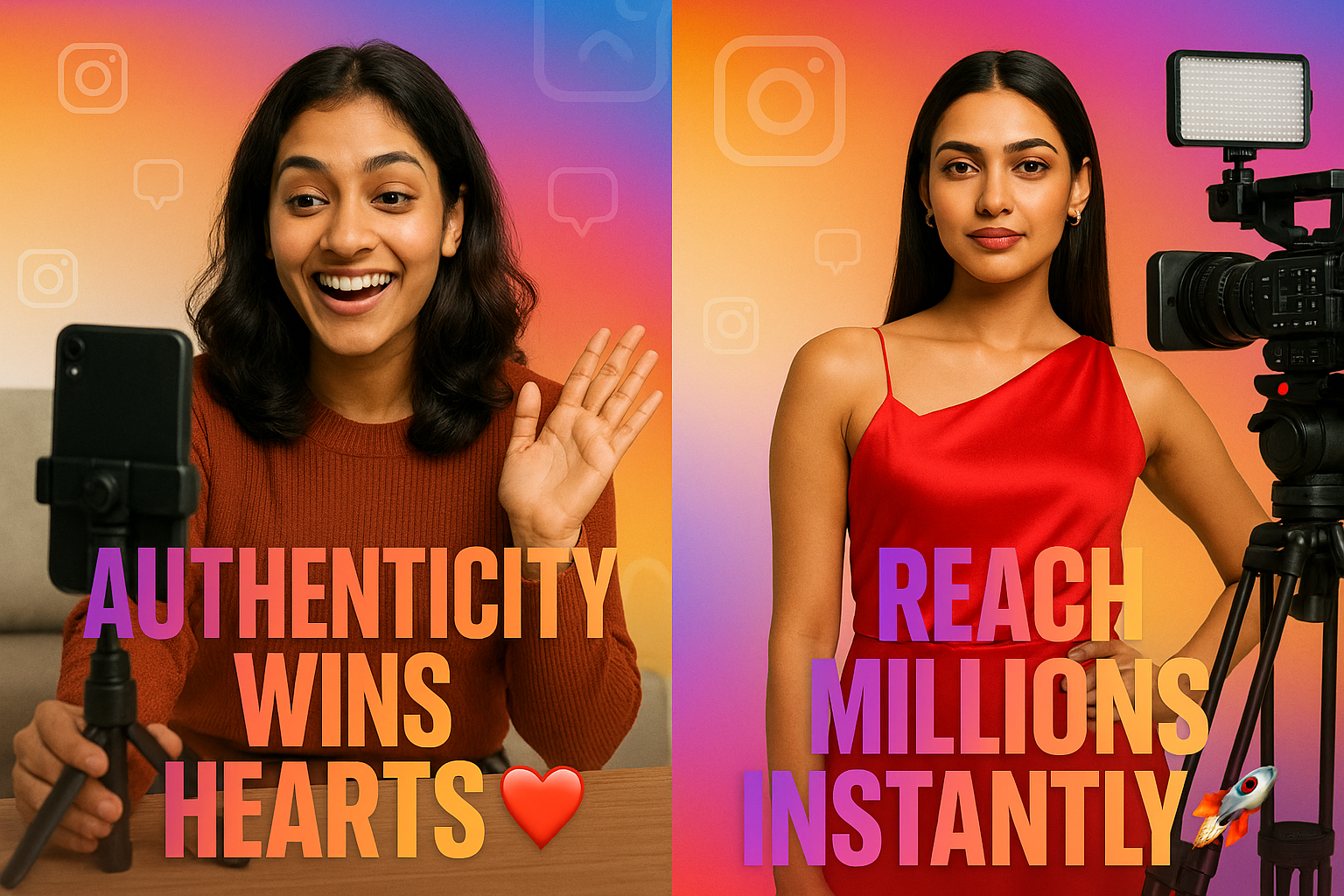 Niche influencer building micro community on Instagram