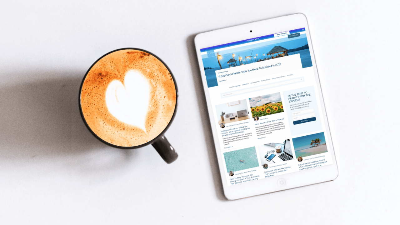 Instagram profile setup example