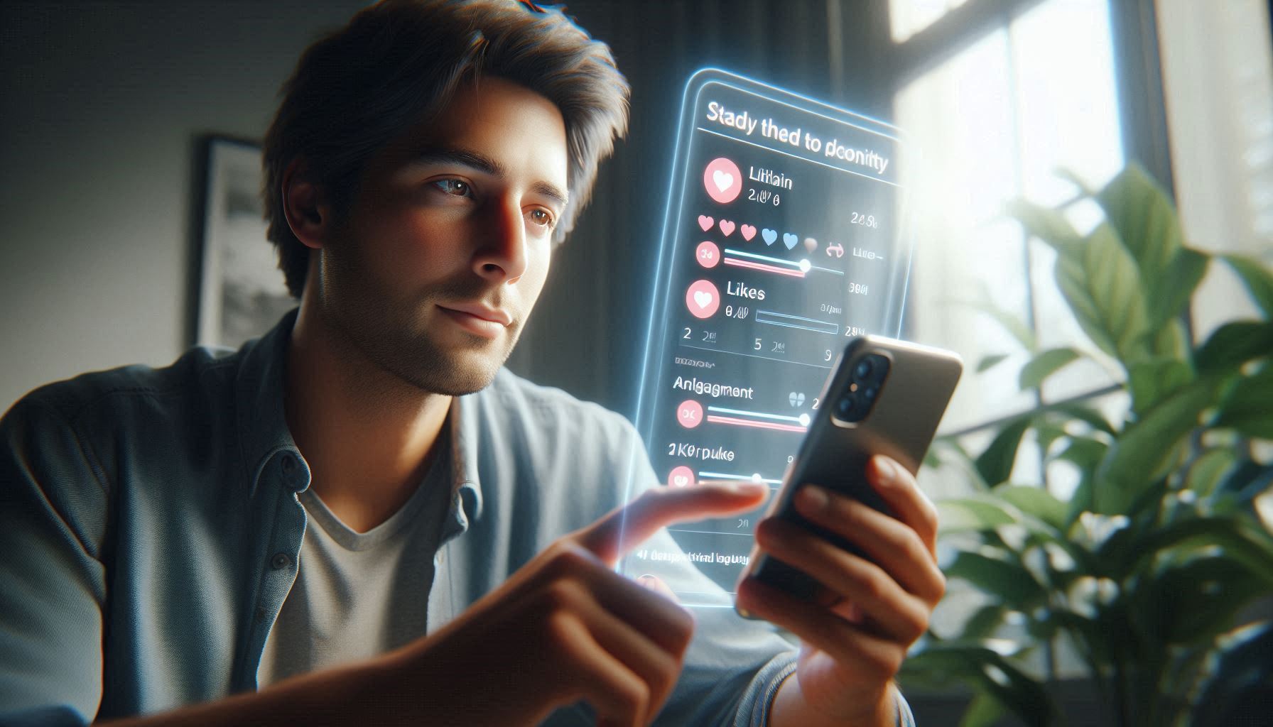 Instagram profile with balanced engagement showing a profile that looks active and alive
