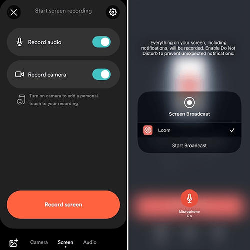Instagram screen recording privacy illustration