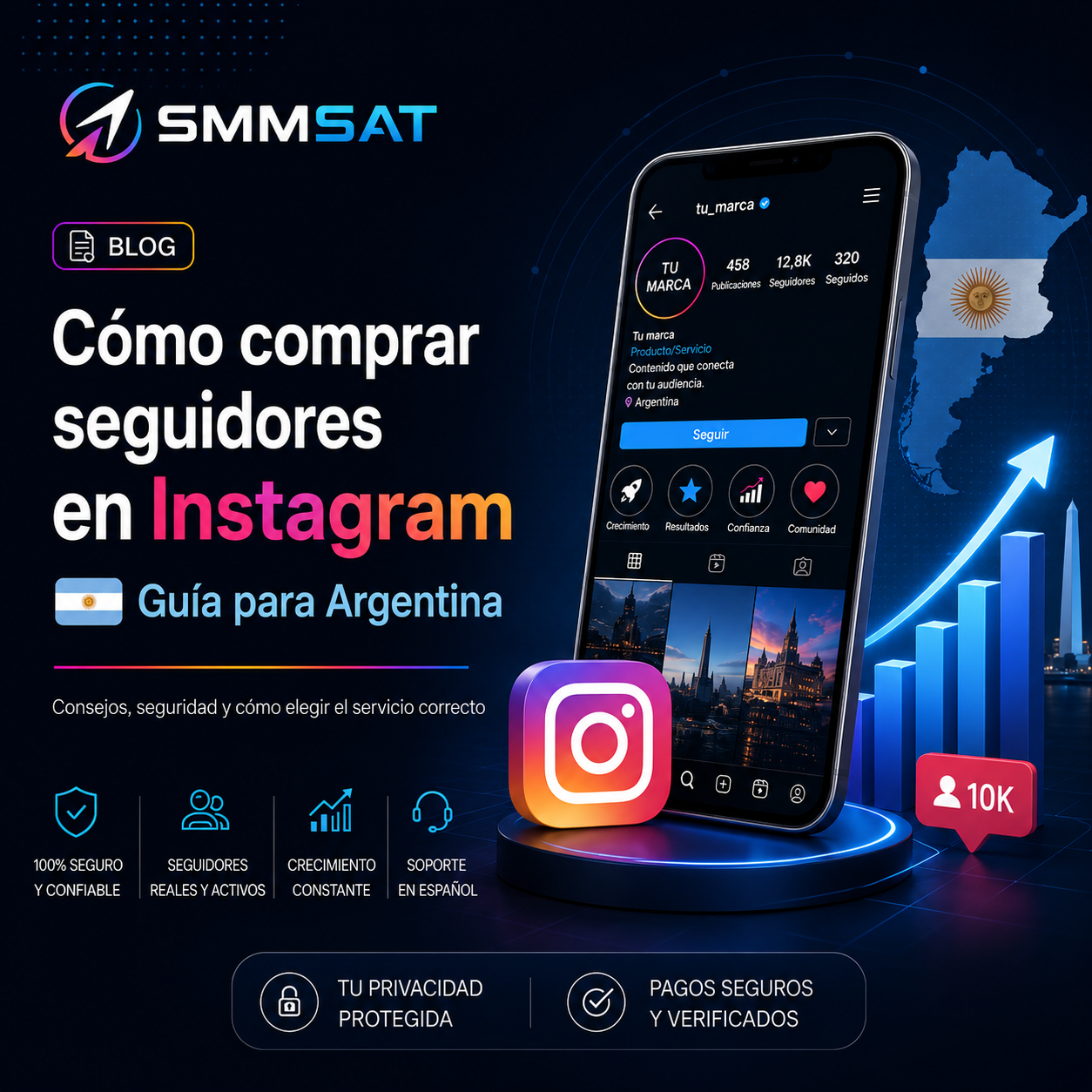 Cómo comprar seguidores en Instagram en Argentina sin equivocarte