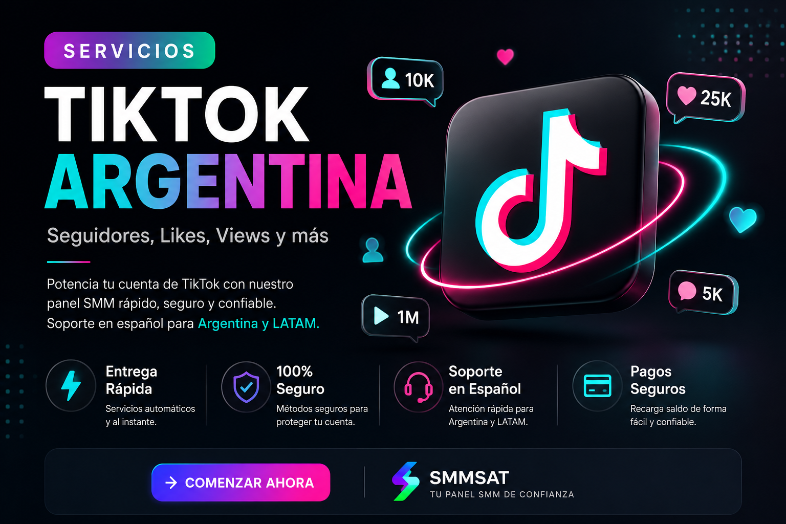 Servicios TikTok Argentina