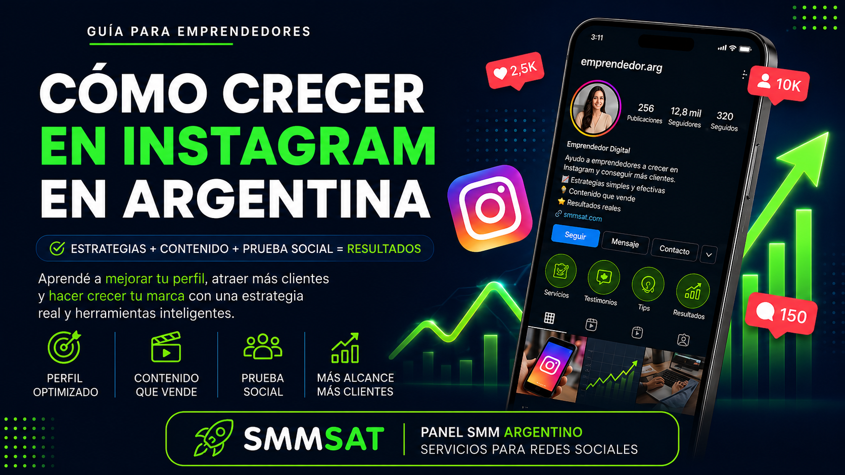 Cómo crecer en Instagram en Argentina: guía simple para emprendedores