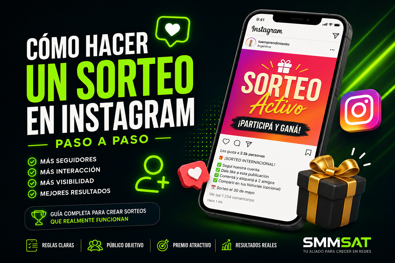 Cómo hacer un sorteo en Instagram para ganar seguidores e interacción