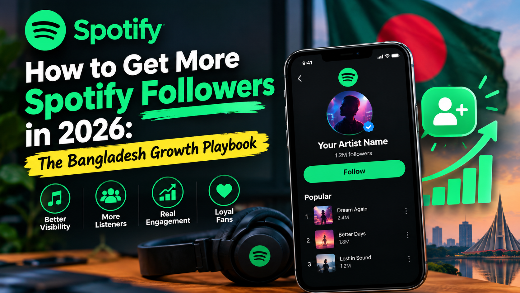 How to Get More Spotify Followers in 2026 The Bangladesh Growth Playbook