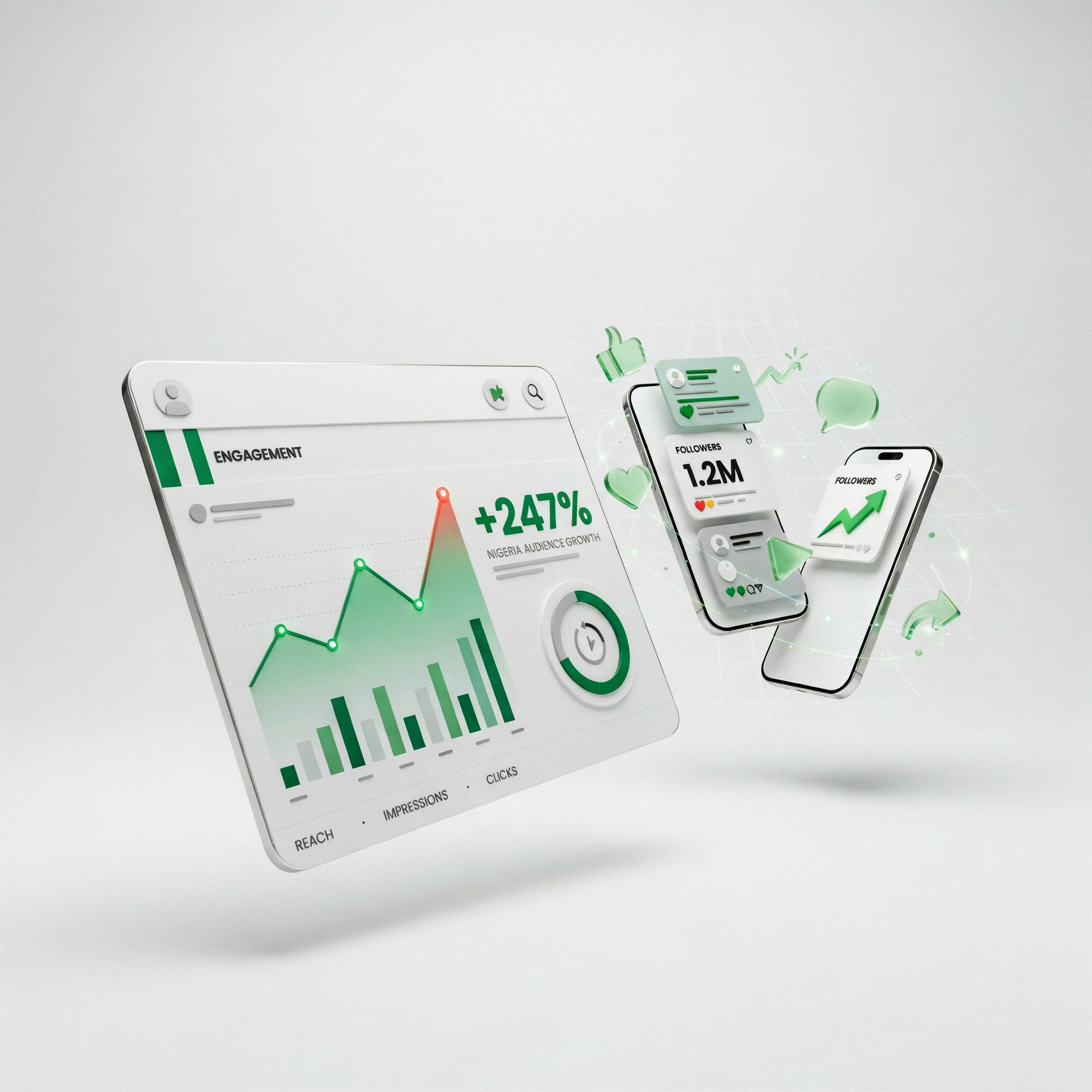 Nigeria social media growth