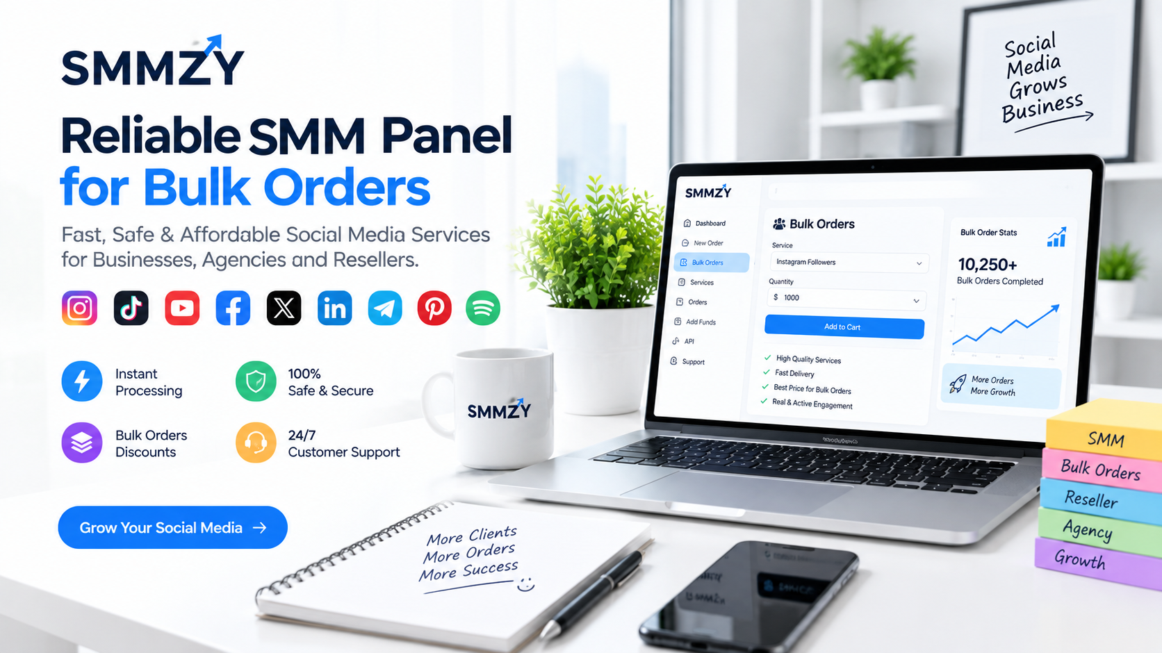 Reliable SMM Panel for Bulk Orders
