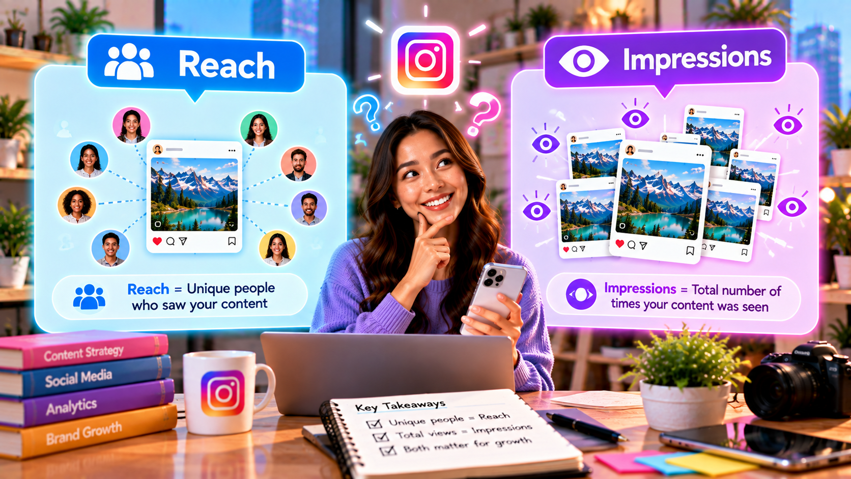 Instagram Reach vs Impressions Explained