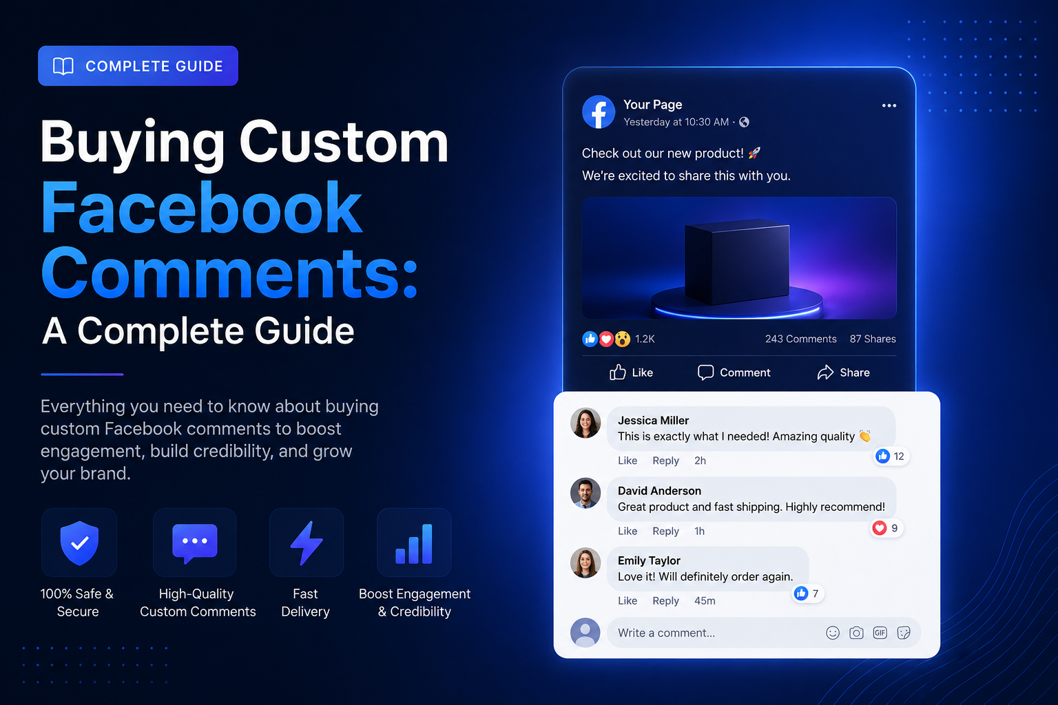 Buying Custom Facebook Comments