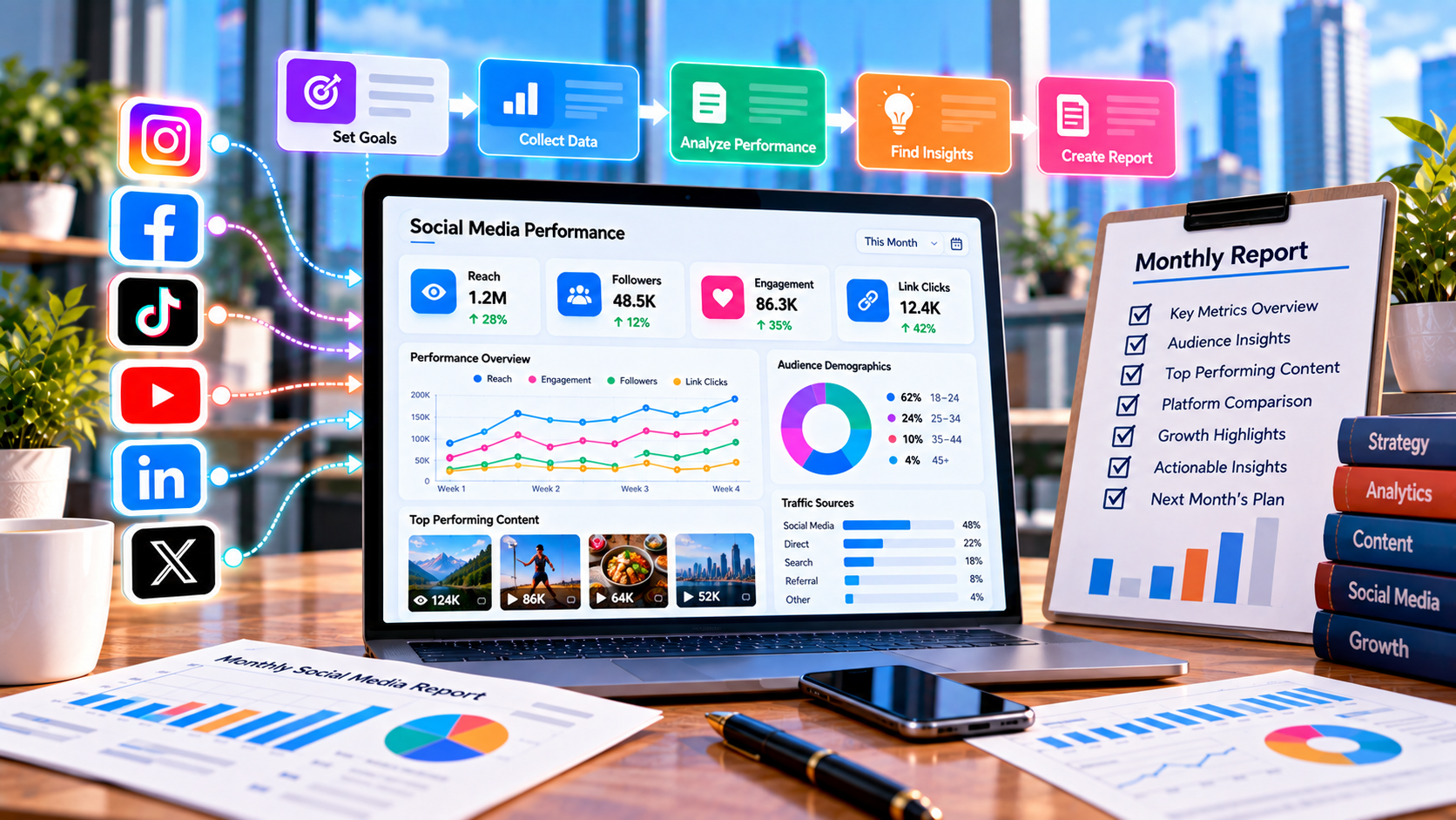How to Build a Monthly Social Media Performance Report