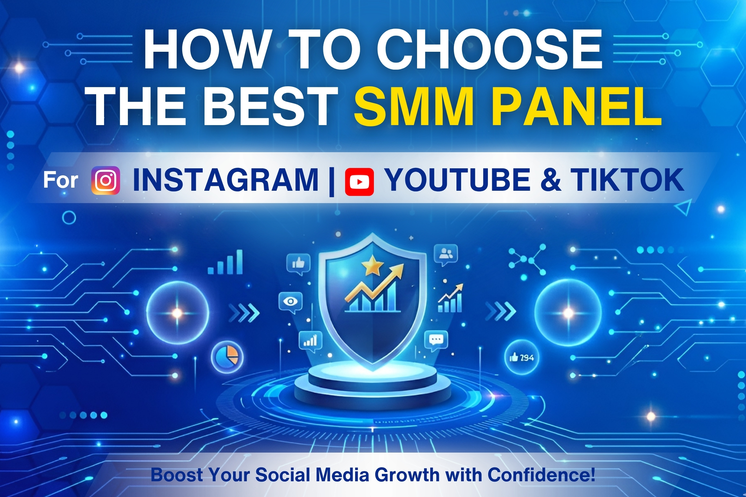 How to Choose the Best SMM Panel for Instagram YouTube & TikTok