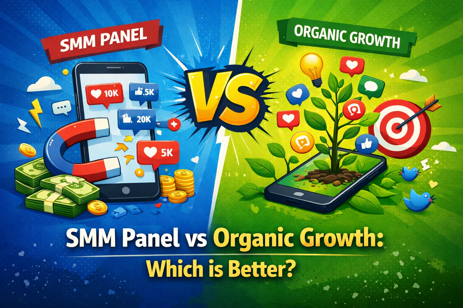 SMM Panel vs Organic Growth: Which is Better?