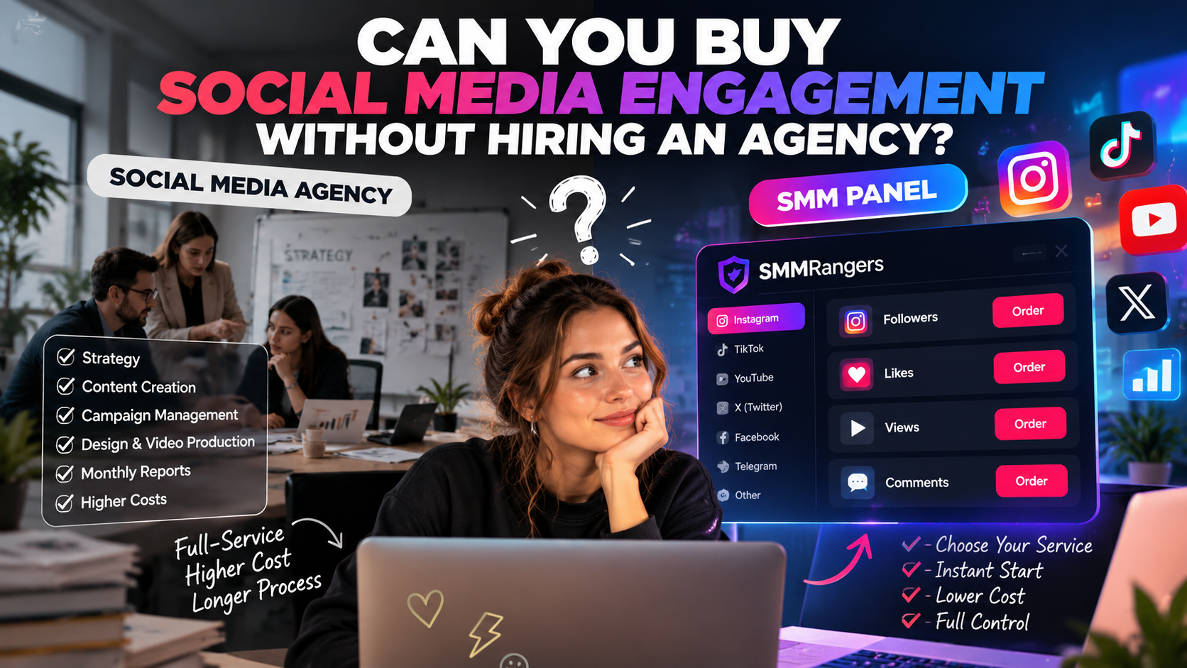 Can You Buy Social Media Engagement Without Hiring an Agency?