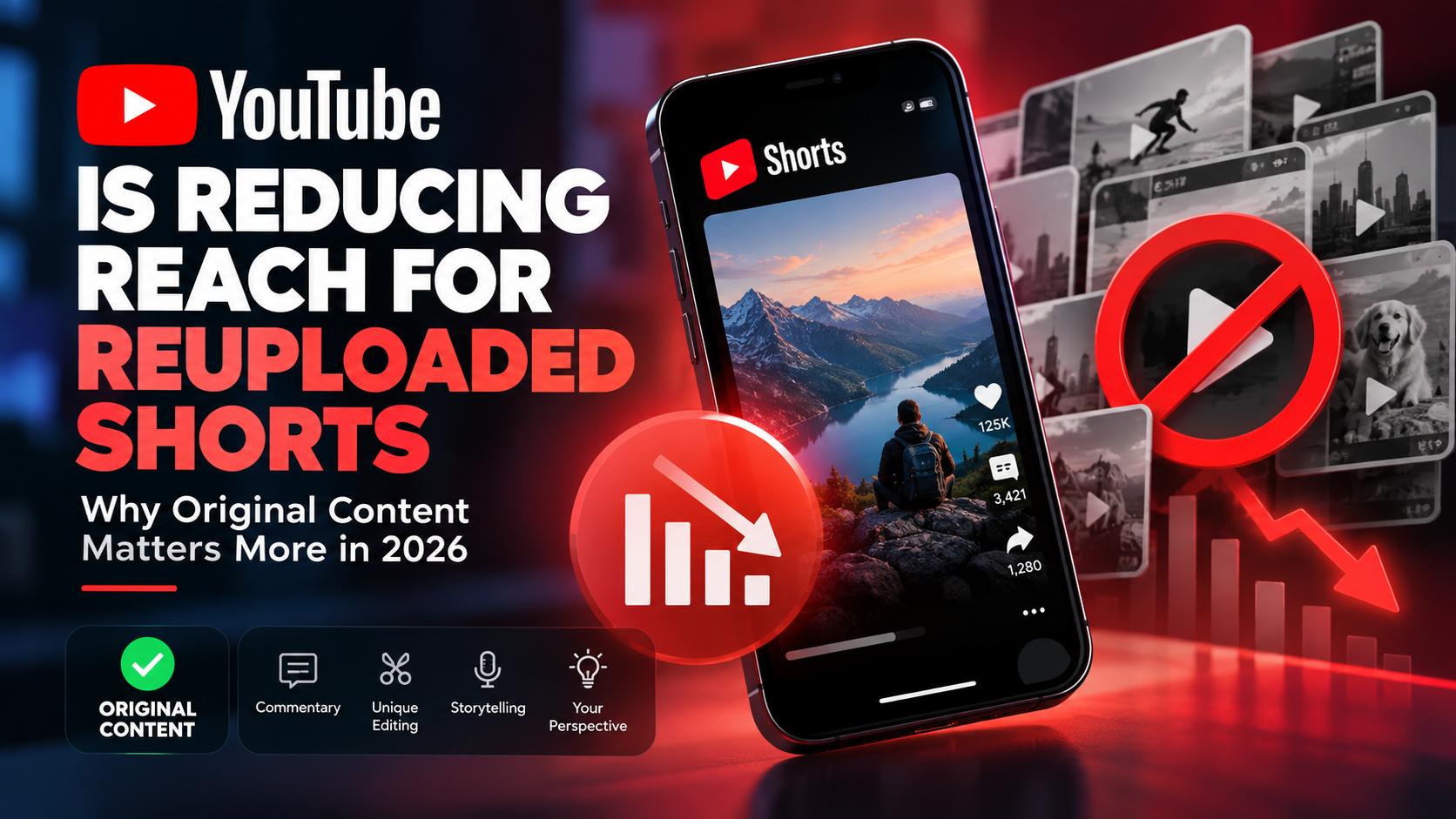 YouTube Is Reducing Reach for Reuploaded Shorts: Why Original Content Matters More in 2026