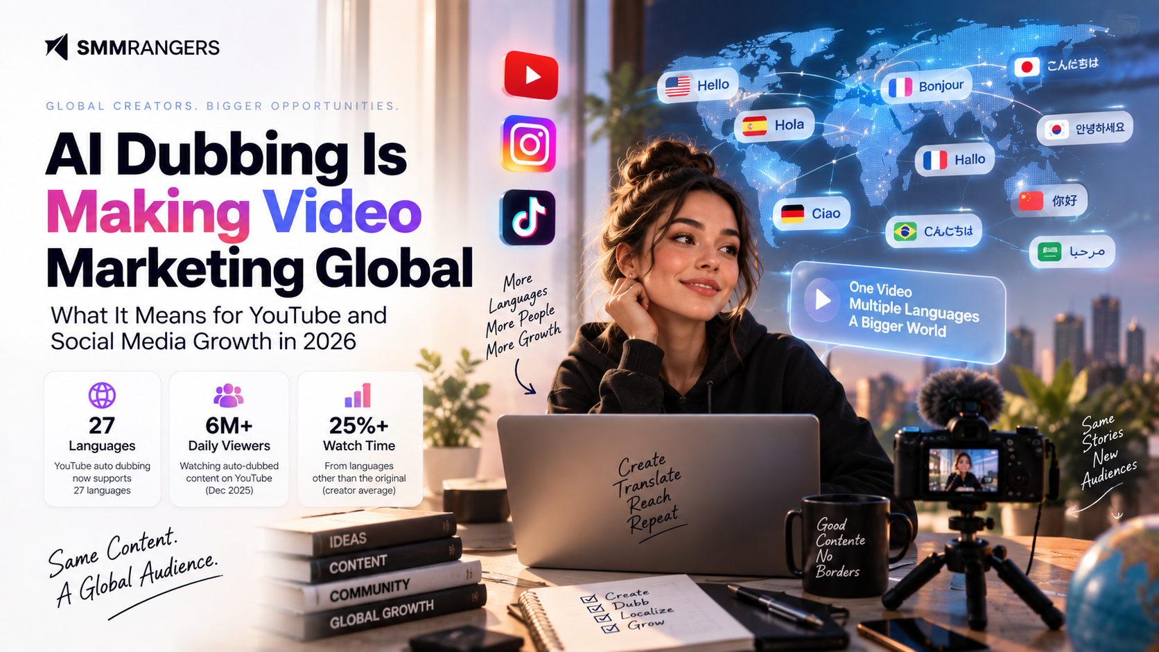 AI Dubbing Is Making Video Marketing Global: What It Means for YouTube and Social Media Growth in 2026