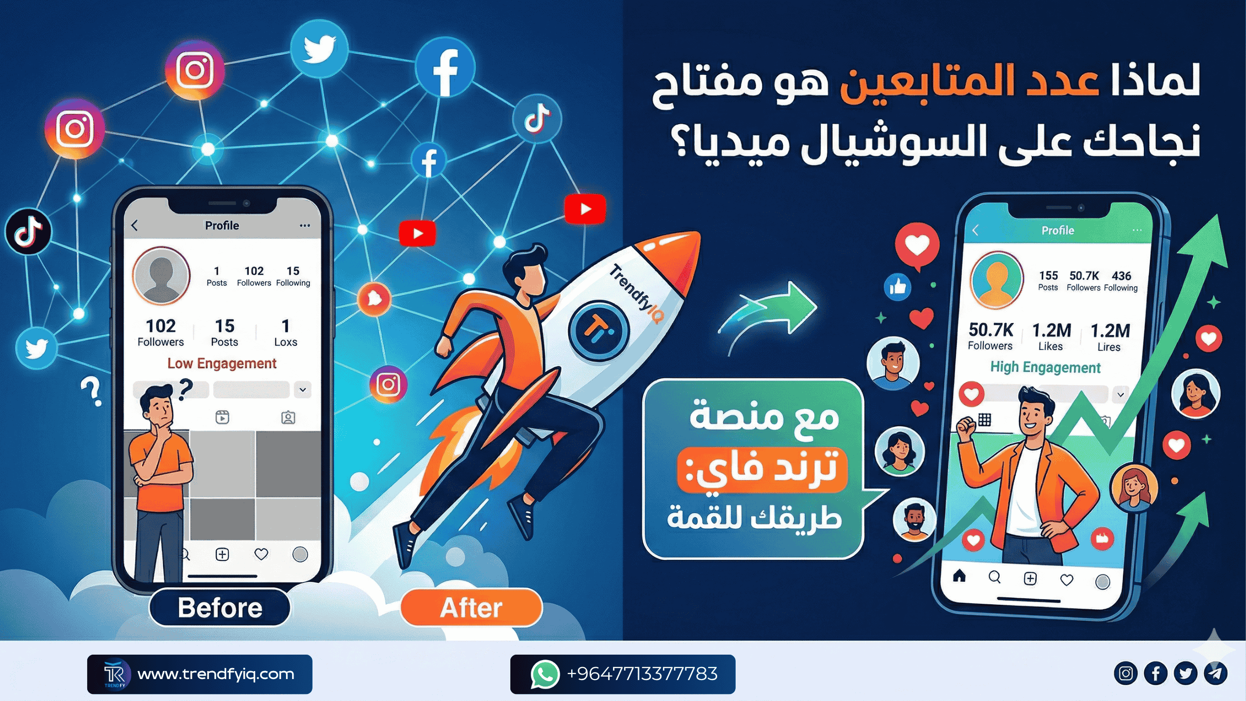 لماذا عدد المتابعين هو مفتاح نجاحك على السوشيال ميديا؟