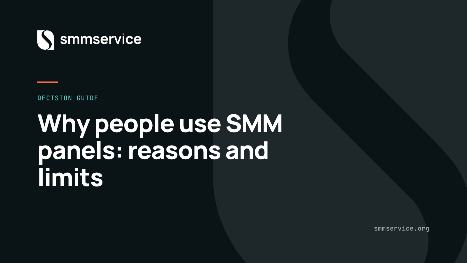 Why People Use SMM Panels: Reasons, Fit and Limits