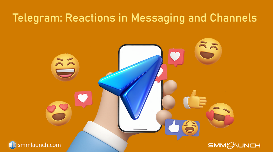 Screenshot of Telegram's messaging interface highlighting user interactions through reactions, aimed at boosting engagement with reactions.