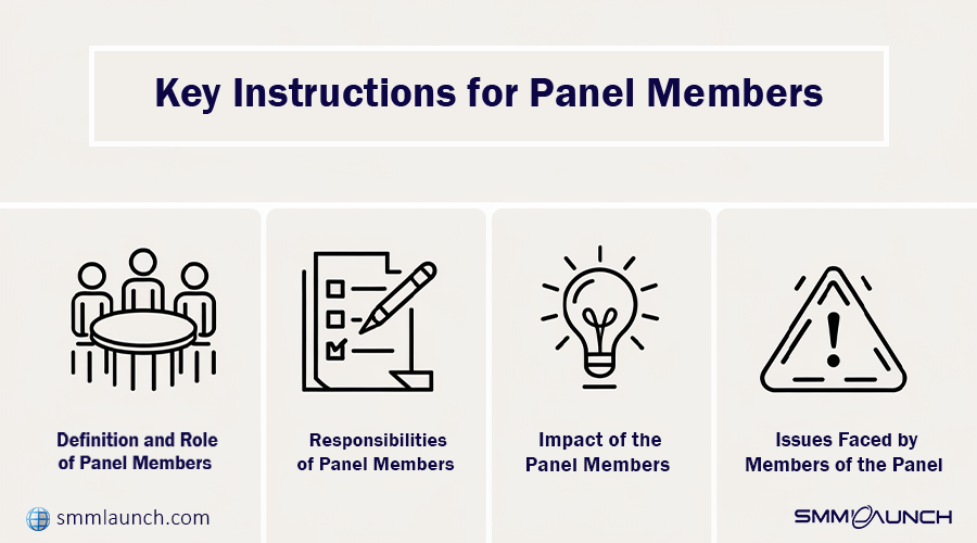 Key Instructions for Panel members in research